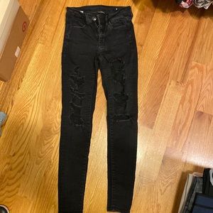 American eagle hi rise jegging 0 long